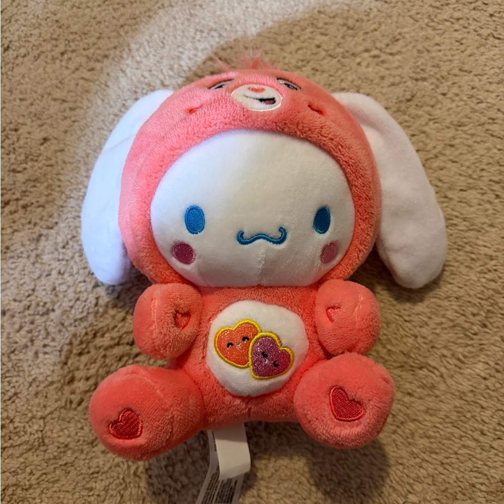 Care Bear Sanrio Cinnamonroll 8” Plushie